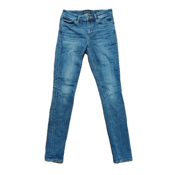 LUCKY BRAND Ava Skinny Mid Rise 2 / 26 Women's Medium Wash Stretch Jeans - Picture 1 of 5